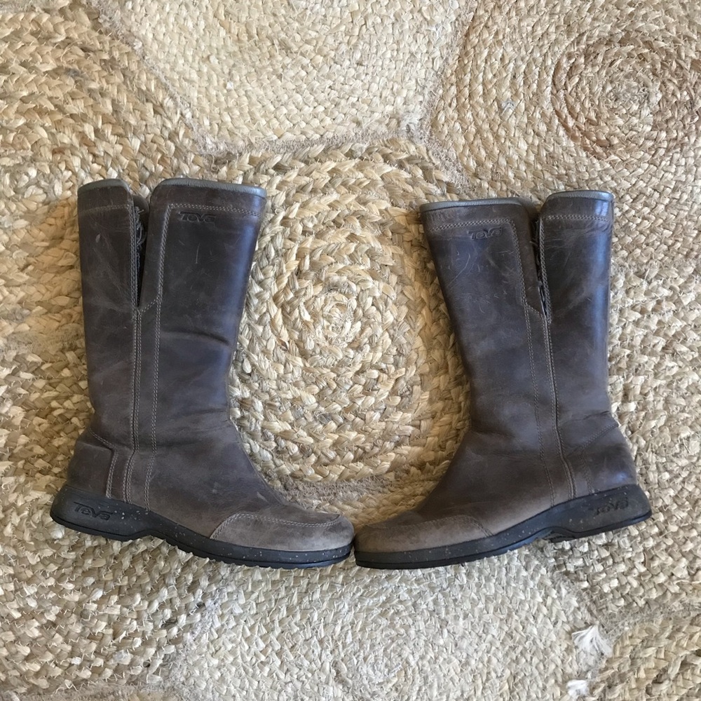 Leather Teva Boots